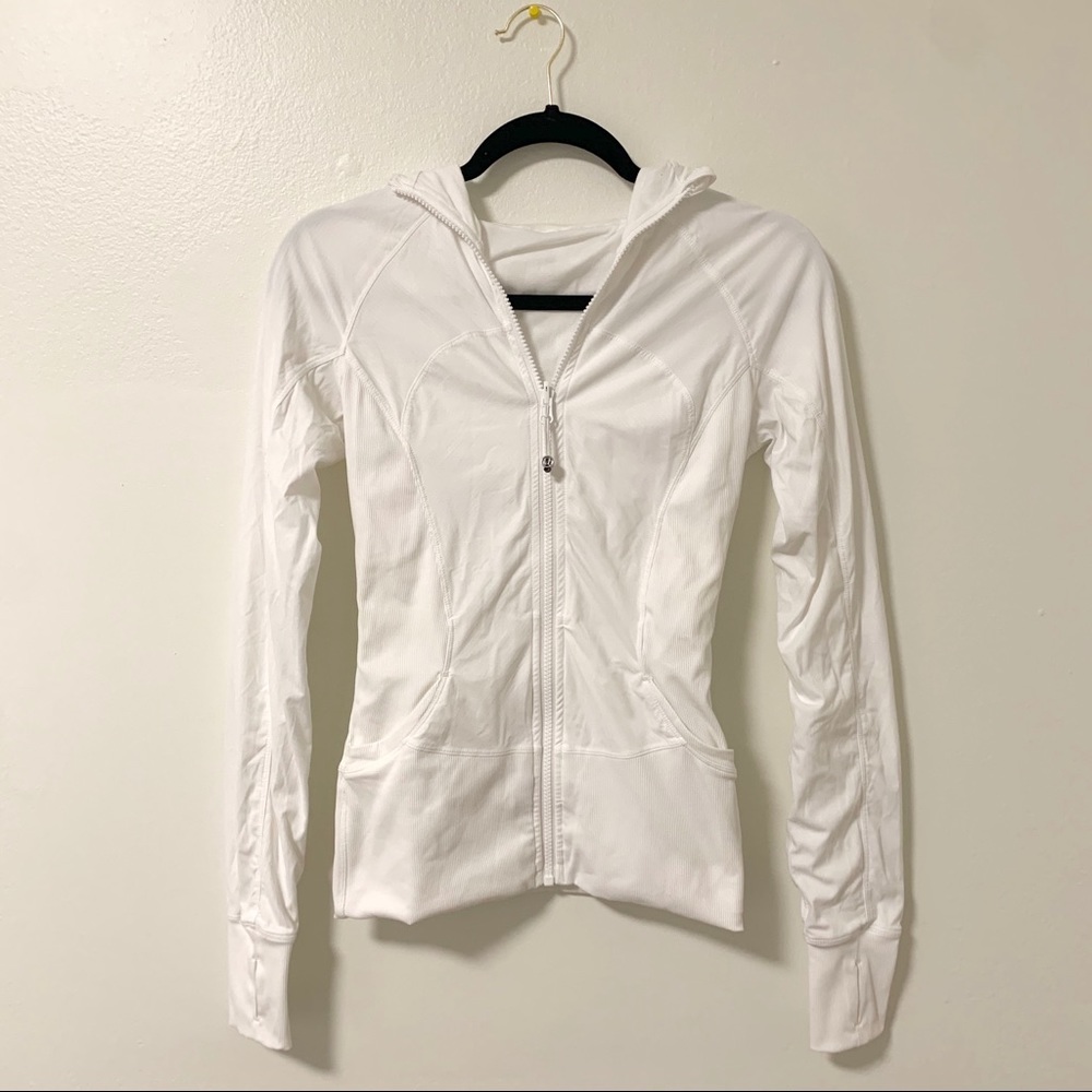 Lululemon In Flux Jacket Reversible White Hoodie 4